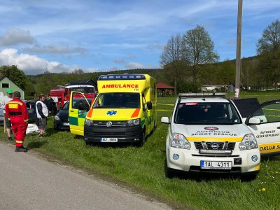 Zdravotnická asistence na Rallye Český Krumlov